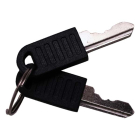 Stanley Hangslot | Stanley | 2 stuks | 20 mm (2 sleutels, TSA-goedgekeurd, Zwart, Geel) 83.400.38 K170103467 - 2