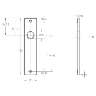 Starx Blindschild | Starx (Aluminium, Zwart) 44.805.26 K010809774 - 