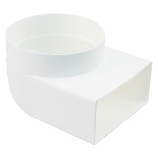 Starx Buisverloopstuk | Starx | Ø 100 mm naar 110 x 54 mm (Haaks) 45.708.16 K081000338 - 1