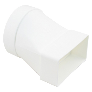Starx Buisverloopstuk | Starx | Ø 100 mm naar 110 x 54 mm (Recht) 45.708.18 K081000340 - 1