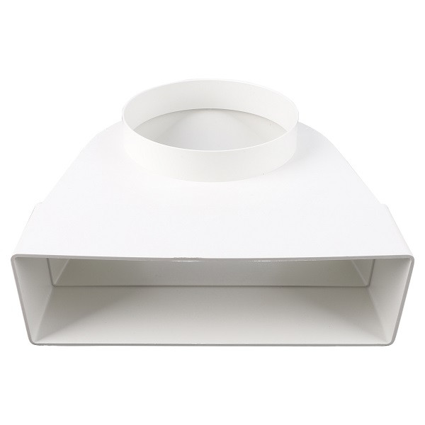Starx Buisverloopstuk | Starx | Ø 125 mm naar 204 x 60 mm (Haaks) 45.709.33 K081000339 - 1