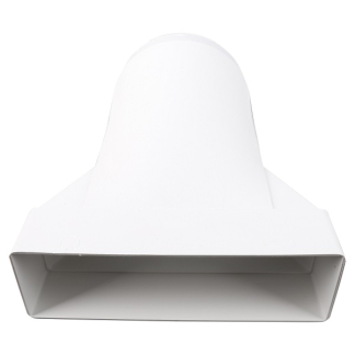 Starx Buisverloopstuk | Starx | Ø 125 mm naar 204 x 60 mm (Recht) 45.709.34 K081000341 - 1