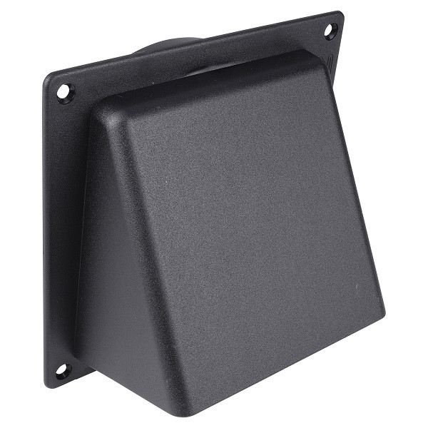Starx Buitenrooster | Starx | Ø 100 - 125 en 110 x 54 mm (Universeel, Gaas, Kap, Zwart) 45.709.49 K081000299 - 1
