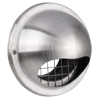 Starx Buitenrooster | Starx | Ø 100 mm (Bol, Gaas, RVS, Zilver) 45.709.20 K081000300