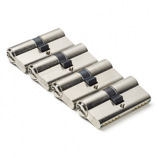 Starx Cilinder | Starx | 4 stuks (Dubbel, Gelijksluitend, SKG**, 30/30 mm, Vernikkeld, 12 sleutels) 8740311 K010808134 - 1