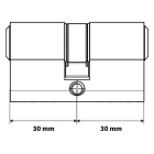 Starx Cilinder | Starx | 4 stuks (Dubbel, Gelijksluitend, SKG**, 30/30 mm, Vernikkeld, 12 sleutels) 8740311 K010808134 - 5