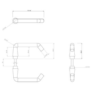 Starx Deurklink | Starx | Coupe (Aluminium) 86.200.98 K010809731 - 