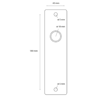 Starx Deurklink met blindschild | Starx (Aluminium) 86.200.64 K010809717 - 