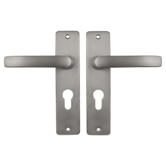 Starx Deurklink met cilinderschild | Starx | 55 mm  (Aluminiumm, RVS) 86.200.02 K010809703 - 1