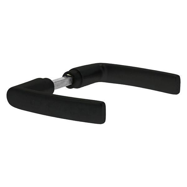 Starx Deurklink met cilinderschild | Starx | Blok | 55 mm (Aluminium, Zwart) 86.200.34 K010809687 - 2
