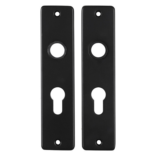 Starx Deurklink met cilinderschild | Starx | Blok | 55 mm (Aluminium, Zwart) 86.200.34 K010809687 - 5