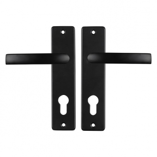 Starx Deurklink met cilinderschild | Starx | Blok | 72 mm (Aluminium, Zwart) 86.200.35 K010809688 - 1