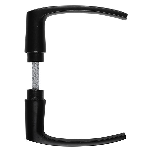 Starx Deurklink met cilinderschild | Starx | Blok | 72 mm (Aluminium, Zwart) 86.200.35 K010809688 - 3