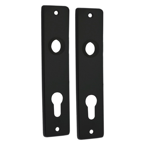 Starx Deurklink met cilinderschild | Starx | Blok | 72 mm (Aluminium, Zwart) 86.200.35 K010809688 - 4