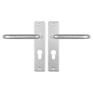 Starx Deurklink met cilinderschild | Starx | Coupe | 55 mm (Aluminium) 86.200.94 K010809727 - 1