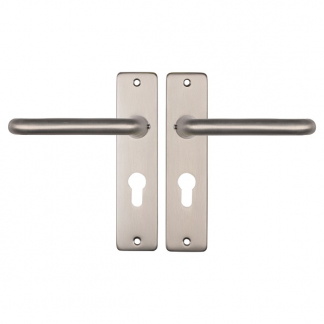 Starx Deurklink met cilinderschild | Starx | Coupe | 55 mm (Aluminium, RVS) 86.200.26 K010809711 - 1