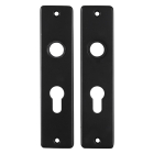 Starx Deurklink met cilinderschild | Starx | Coupe | 55 mm (Aluminium, Zwart) 86.200.58 K010809695 - 5