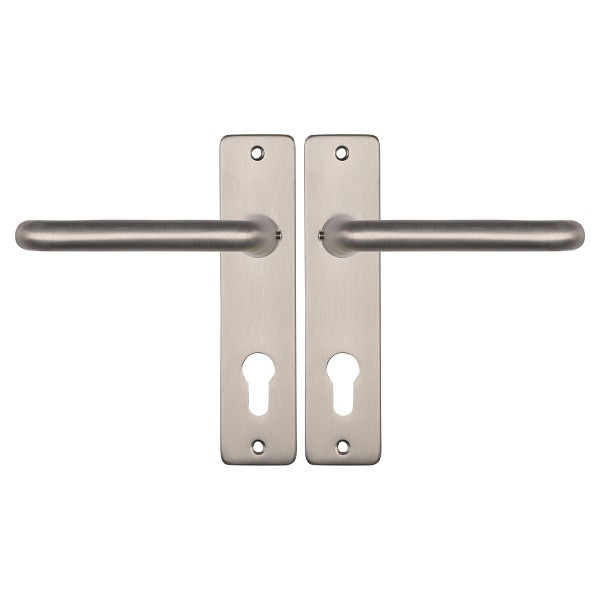 Starx Deurklink met cilinderschild | Starx | Coupe | 72 mm (Aluminium, RVS) 86.200.27 K010809712 - 1