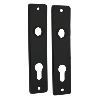 Starx Deurklink met cilinderschild | Starx | Coupe | 72 mm (Aluminium, Zwart) 86.200.59 K010809696 - 4