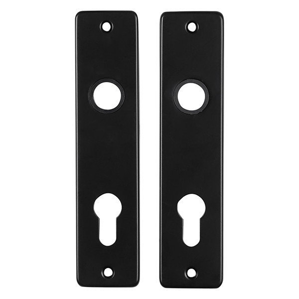 Starx Deurklink met cilinderschild | Starx | Coupe | 72 mm (Aluminium, Zwart) 86.200.59 K010809696 - 5