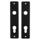 Starx Deurklink met cilinderschild | Starx | Coupe | 72 mm (Aluminium, Zwart) 86.200.59 K010809696 - 5