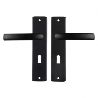 Starx Deurklink met sleutelschild | Starx | Blok | 56 mm (Aluminium, Zwart) 86.200.33 K010809686 - 1