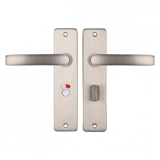 Starx Deurklink met wc-sluitingschild | Starx | Blok | 57 mm (Aluminium, RVS) 86.200.05 K010809706 - 1