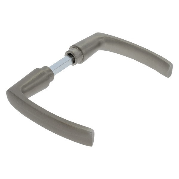 Starx Deurklink met wc-sluitingschild | Starx | Blok | 57 mm (Aluminium, RVS) 86.200.05 K010809706 - 2