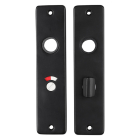 Starx Deurklink met wc-sluitingschild | Starx | Blok | 57 mm (Aluminium, Zwart) 86.200.37 K010809690 - 5