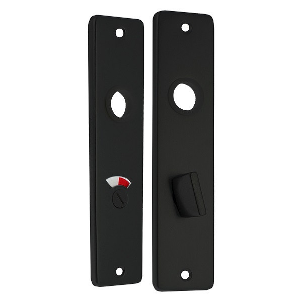 Starx Deurklink met wc-sluitingschild | Starx | Blok | 63 mm (Aluminium, Zwart) 86.200.36 K010809689 - 4