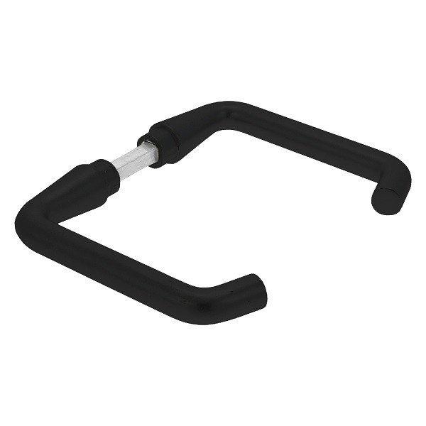Starx Deurklink met wc-sluitingschild | Starx | Coupe | 57 mm (Aluminium, Zwart) 86.200.61 K010809698 - 2