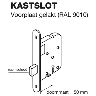 Starx Kastslot | Starx | 56 mm (Klavier, Gelakt) 4360004 K010808181 - 