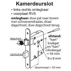 Starx Klavierslot | Starx | 56 mm (RVS) 4360003 K010808179 - 4