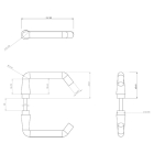 Starx Losse deurklink | Starx | Coupe (Aluminium, Zwart) 44.805.24 K010809763 - 4