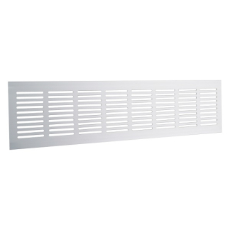 Starx Plintrooster | Starx | 400 x 80 mm (Aluminium, Zilver) 45.708.29 K081000287