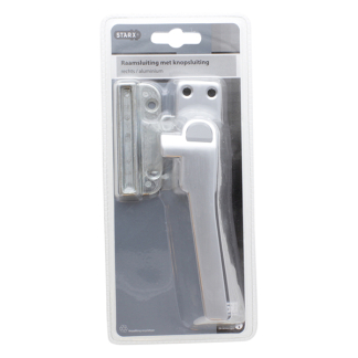 Starx Raamsluiting met nok | Starx (Drukknop, Rechts draaiend, Aluminium) 87.604.47 K010809179 - 4