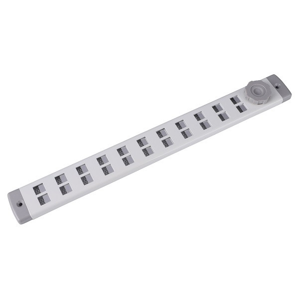 Starx Schuifrooster | Starx | 370 x 40 mm (Aluminium, Draaiknop, Wit) 45.709.17 K081000295 - 1