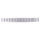 Starx Schuifrooster | Starx | 370 x 40 mm (Aluminium, Draaiknop, Zilver) 45.709.15 K081000294 - 1