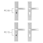 Starx Veiligheidsbeslag met duwer | Starx | 55/72 (Kerntrekbeveiliging, Aluminium) 8610142 K010808247 - 3