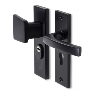 Starx Veiligheidsbeslag met duwer | Starx | 55 mm  (Kerntrekbeveiliging, Aluminium, Zwart) 8610135 K010808237 - 1