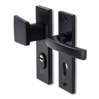 Starx Veiligheidsbeslag met duwer | Starx | 72 mm  (Kerntrekbeveiliging, Aluminium, Zwart) 8610136 K010808238 - 1
