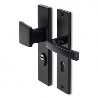 Starx Veiligheidsbeslag met duwer | Starx | 72 mm  (Kerntrekbeveiliging, Aluminium, Zwart) 8610140 K010808242 - 1