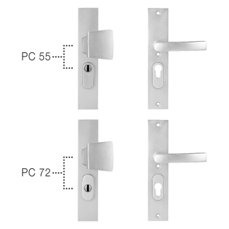 Starx Veiligheidsbeslag met kruk | Starx| 55/72 (Kerntrekbeveiliging, Aluminium) 8610141 K010808248 - 