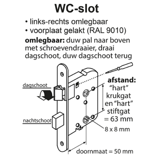 Starx Wc-slot | Starx | 63/8 mm (Wit) 4360008 K010808192 - 4