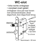 Starx Wc-slot | Starx | 63/8 mm (Zwart) 4360019 K010808191 - 4