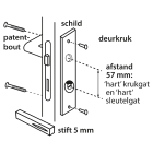 Starx Wc-sluitingschild | Starx (Aluminium, Zwart) 44.805.32 K010809779 - 3