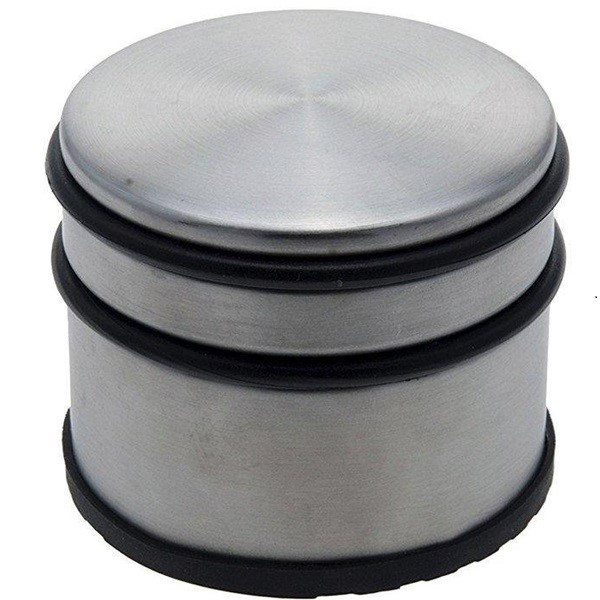 Storage solutions Deurstopper |  7.5 cm x Ø 9 cm (RVS, Rubber) 170297330 K010809844 - 1