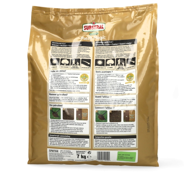 Substral Graszaad herstel 4-in-1 | Substral | 14.7 m² (Kale plekken, Meststof, 7 kg) SPM700 K170115535 - 3