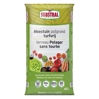 Substral Moestuin potgrond | Substral | 40 liter (Natuurlijk, Turfvrij) SPMT40 K170115524 - 1