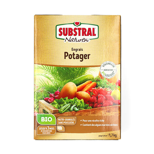 Substral Naturen Moestuinmest | Substral Naturen | 1.7 kg (Bio-label) SNMM170 K170115559 - 1